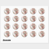 Eenhorn Ronde Sticker (Vel)