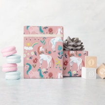 Eenhorn roze schattig magische meisjes eerste verj