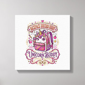 Eenhorn Rugzak Eenhorn Buddy Stijlvolle Merch Ontw Canvas Afdruk