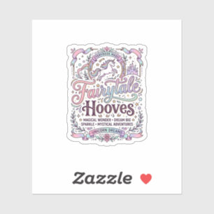 Eenhorn Sagen Sprookjes Hoeven Origineel Merch Des Sticker