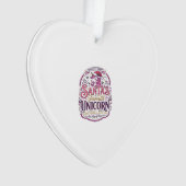 Eenhorn Santa's Favoriete Eenhorn Ornament (voorkant)
