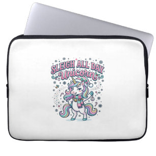 Eenhorn slee sleept de hele dag Eenhorn charmante  Laptop Sleeve