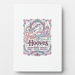 Eenhorn Sprookje Hoeven Origineel Merch Design_1 Fotoplaat