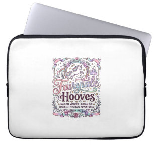Eenhorn Sprookje Hoeven Origineel Merch Design_1 Laptop Sleeve