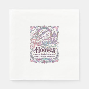 Eenhorn Sprookje Hoeven Origineel Merch Design_1 Servet