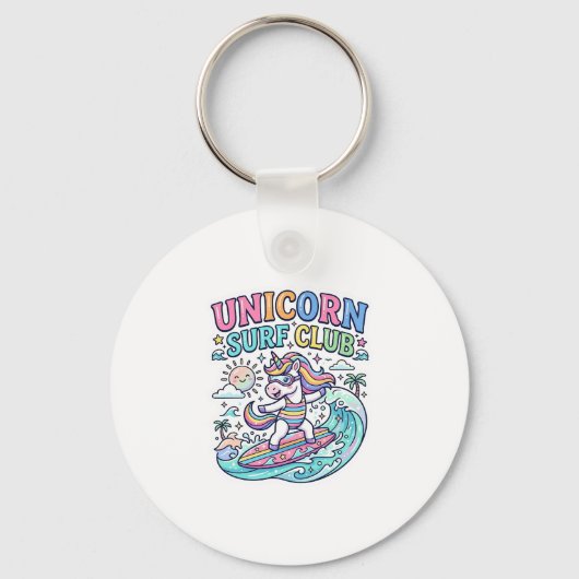 Eenhorn Surfclub Sleutelhanger (Voorkant)