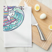 Eenhorn Surfclub Theedoek (Quarter Fold)
