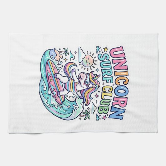 Eenhorn Surfclub Theedoek (Horizontaal)