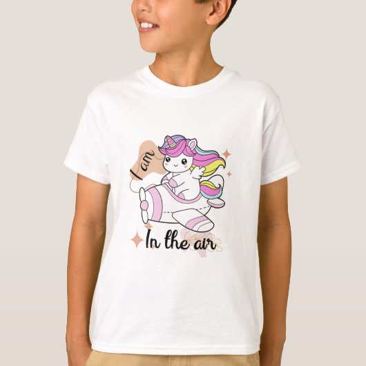 Eenhorn t-shirt ontwerp voor kinderen (Voorkant)