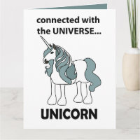 Eenhorn Verbonden Met De Universum Eenhorn