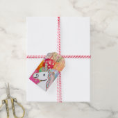 Eenhorn Verjaardagsfeestje Cadeaulabel (Met Touw)