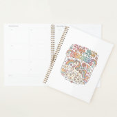 Eenhorn Vrede Liefde Eenhorn Schattig Vectorontwer Planner (Display)
