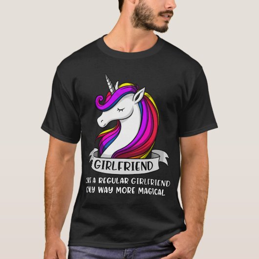 Eenhorn-vriendin T-shirt (Voorkant)