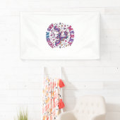 Eenhorn Vrolijk en Magisch Spandoek (Insitu)