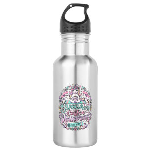Eenhorn Yoga Koffie Eenhorn Stijlvolle T-Shirt Ont Waterfles