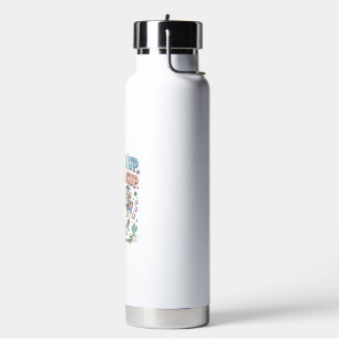 Eenhorn Zadel Op Botercup Kawaii Typografie Ontwer Waterfles