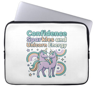 Eenhorn Zelfvertrouwen Sprankels en Eenhorn Energi Laptop Sleeve