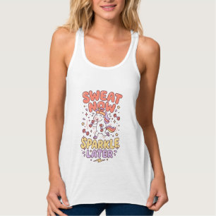 Eenhorn Zweet Nu Glans Later Afdrukklaar Zazzle Tanktop