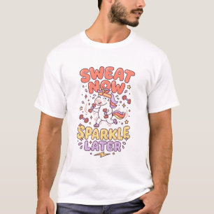 Eenhorn Zweet Nu Glans Later Print Klaar Zazzle T-shirt