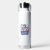 Eenhornbas Drop Eenhorn Cadeau Idee Typografie Des Waterfles (Voorkant)