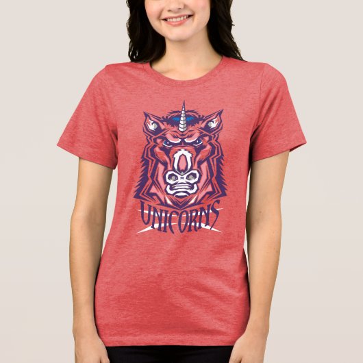 EENHORNIENS Tri-Blend SHIRT (Voorkant)