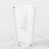 Eenhornig Water Glas Cup (Achterkant)