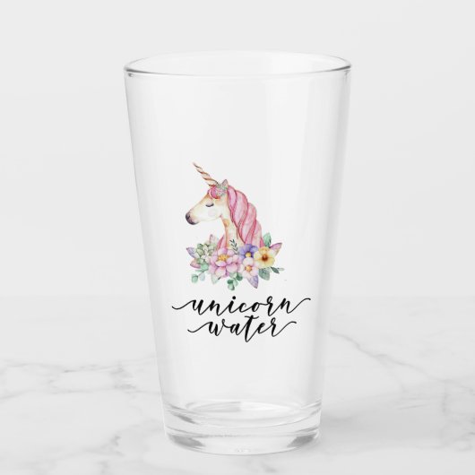 Eenhornig Water Glas Cup (Voorkant)