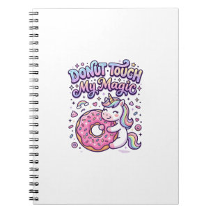 Eenhornige Donut Raak Mijn Magische Cadeau Idee St Notitieboek