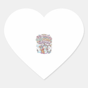 Eenhornige Ijs Eenhoorn Droom Grappige Typografie Hart Sticker