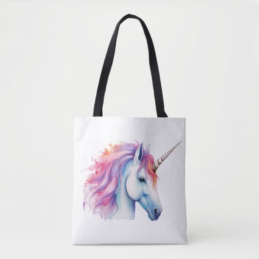Eenhornige kop tote bag (Voorkant)