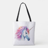 Eenhornige kop tote bag (Achterkant)