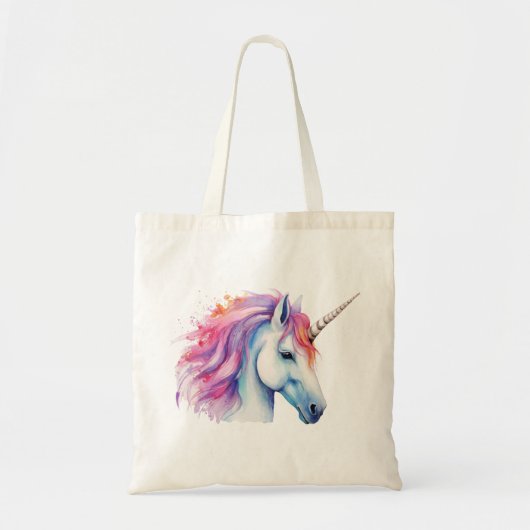 Eenhornige Kop Tote Bag (Voorkant)