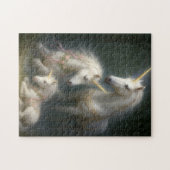 Eenhornige pasgeboren baby legpuzzel (Horizontaal)