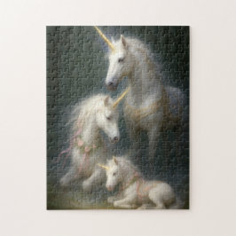 Eenhornige pasgeboren baby legpuzzel
