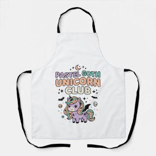 Eenhornige Pastel Goth Eenhornige Club Trendy Graf Schort