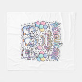 Eenhornige Penguicorn Feest Premium Vector Vector  Fleece Deken (Voorkant (Horizontaal))