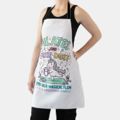 Eenhornige Pilates en Pixie Dust Vet Typografie T- Schort (Insitu)