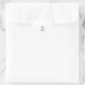 Eenhornige Pilates en Pixie Dust Witte Achtergrond Hart Sticker (Tas)