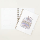 Eenhornige Zwervers Eenhornige Cadeau Idee Vector Planner (Display)