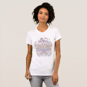 Eenhornige Zwerversdrift Eenhornig Cadeau Idee Vec T-shirt (Voorkant volledig)