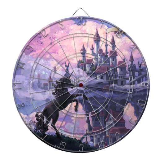 Eenhornkasteel Dartbord (Voorkant)