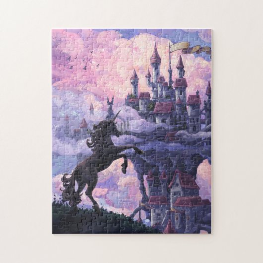 Eenhornkasteel Legpuzzel (Verticaal)