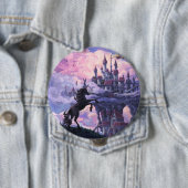 Eenhornkasteel Ronde Button 4,0 Cm (In situ)