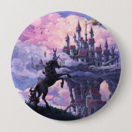 Eenhornkasteel Ronde Button 4,0 Cm