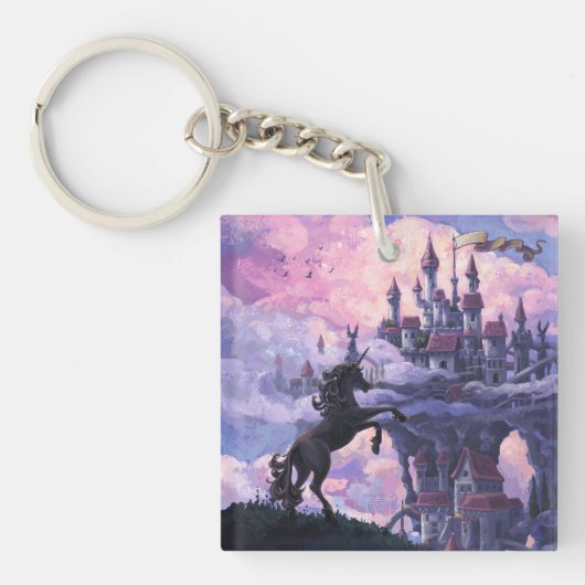 Eenhornkasteel Sleutelhanger (voorkant)