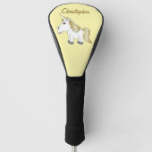 Eenhornontwerp Golfheadcover (Voorkant)