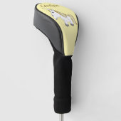 Eenhornontwerp Golfheadcover (Schuin)