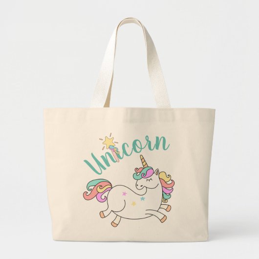 EenhornTas Grote Tote Bag (Voorkant)