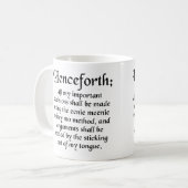 Eenie Meenie Miney Mo Funny Mug of Travel Mug Koffiemok (Voorkant links)
