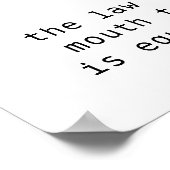 Eenieder die vóór het de Latijnse citaat van de We Poster (Hoek)